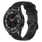 Cinturino in silicone a scacchi da 20 mm, For Samsung Galaxy Watch 6 Classic 47mm, For Samsung Galaxy Watch 6 44mm