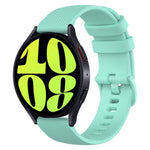 Cinturino in silicone a scacchi da 20 mm, For Samsung Galaxy Watch 6 Classic 47mm, For Samsung Galaxy Watch 6 44mm
