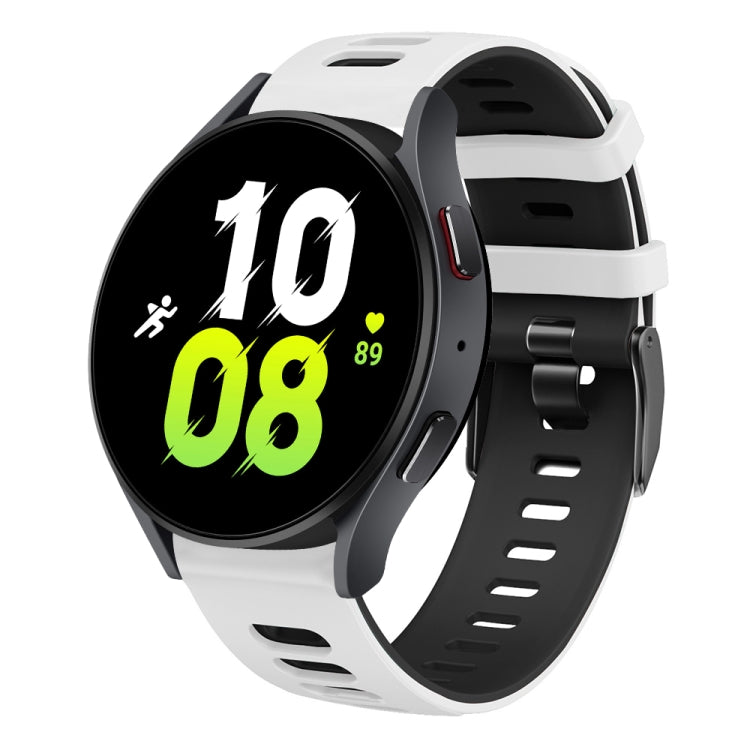 Cinturino in silicone bicolore da 20 mm, For Samsung Galaxy Watch 5  44mm, For Samsung Galaxy Watch 5 Pro  45mm