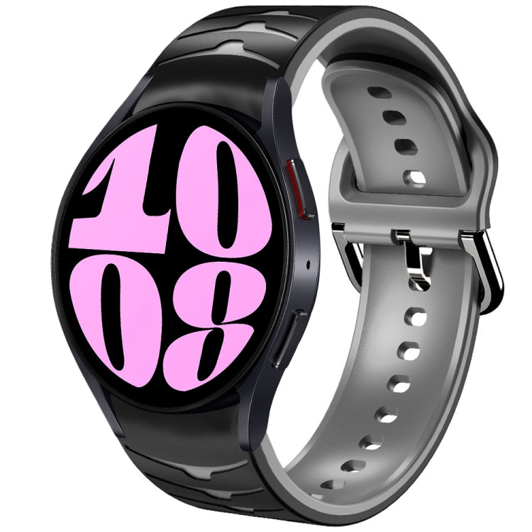 Cinturino in silicone con trama curva, For Samsung Galaxy Watch 6 44mm