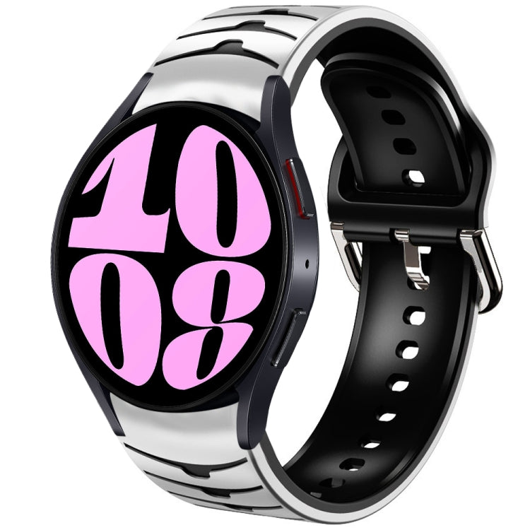 Cinturino in silicone con trama curva, For Samsung Galaxy Watch 6 40mm