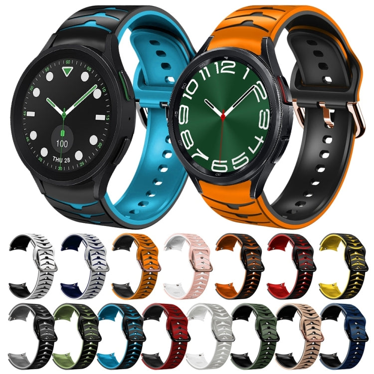 Cinturino in silicone con trama curva, For Samsung Galaxy watch 5 Golf Edition