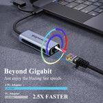 Adattatore Ethernet USB-C Wavlink NWU330GCA fino a 2,5 Gbps - immagine 3