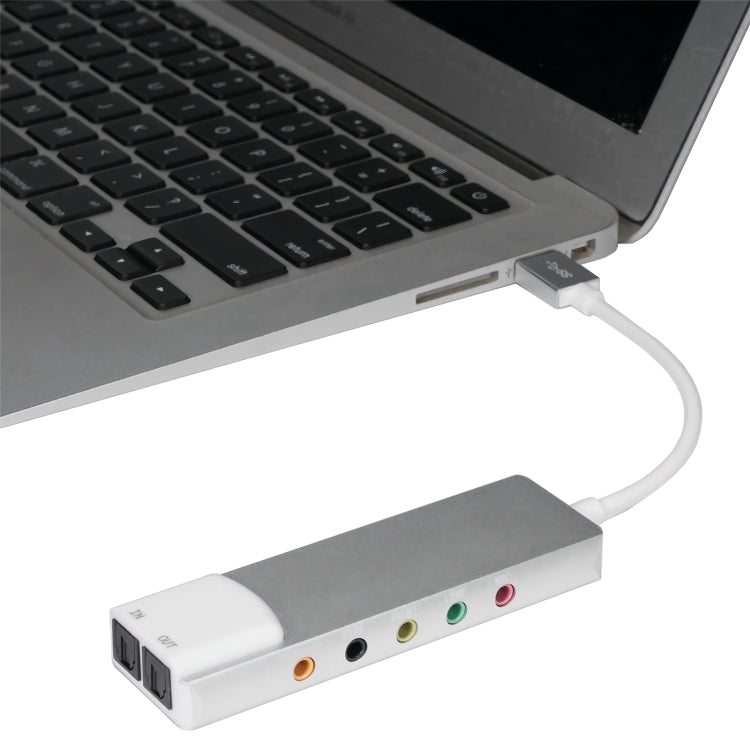 Scheda audio USB 6 in 1 7.1 canali con uscita ottica