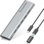 Custodia esterna Wavlink per SSD M.2 NVMe USB-C 10 Gbps