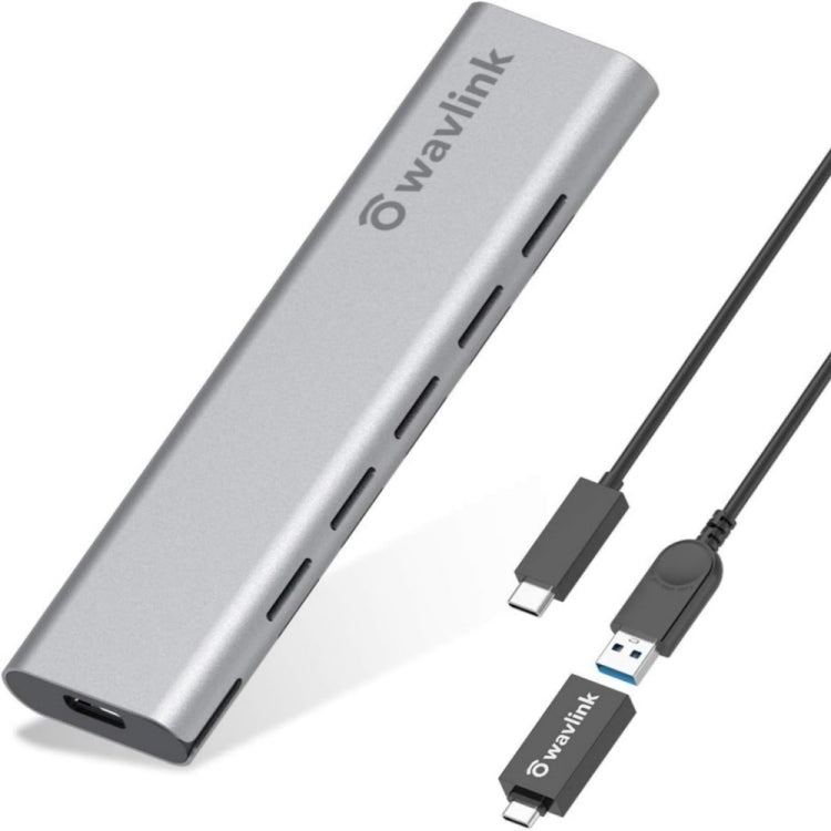 Custodia esterna Wavlink per SSD M.2 NVMe USB-C 10 Gbps