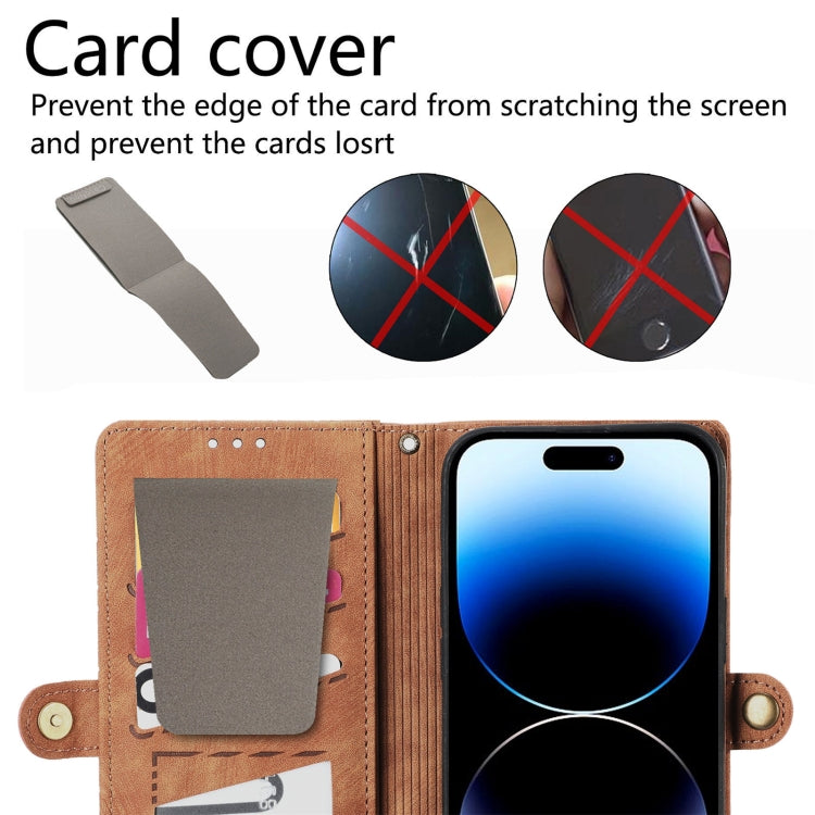 Custodia portafoglio in pelle per iPhone 14 e 14 Plus