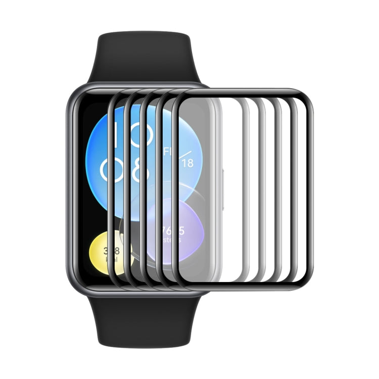 5 pezzi ENKAY 3D copertura morbida PC Edge + pellicola proteggi schermo PMMA HD, For Huawei Watch GT 7 Pro 46mm, For Huawei Watch GT 7 46mm, For Huawei Watch GT 7 41mm, For Huawei Watch GT 6 46mm, For Huawei Watch GT 6 41mm, For Huawei Watch 5 42mm    ...
