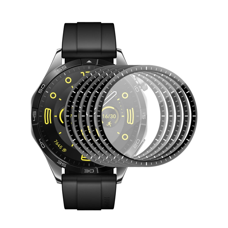 5 pezzi ENKAY 3D copertura morbida PC Edge + pellicola proteggi schermo PMMA HD, For Huawei Watch GT 7 Pro 46mm, For Huawei Watch GT 7 46mm, For Huawei Watch GT 7 41mm, For Huawei Watch GT 6 46mm, For Huawei Watch GT 6 41mm, For Huawei Watch 5 42mm    ...