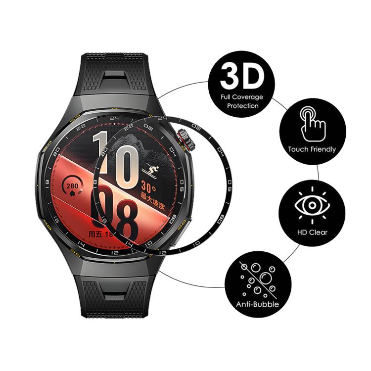 5 pezzi ENKAY 3D copertura morbida PC Edge + pellicola proteggi schermo PMMA HD, For Huawei Watch GT 7 Pro 46mm, For Huawei Watch GT 7 46mm, For Huawei Watch GT 7 41mm, For Huawei Watch GT 6 46mm, For Huawei Watch GT 6 41mm, For Huawei Watch 5 42mm    ...