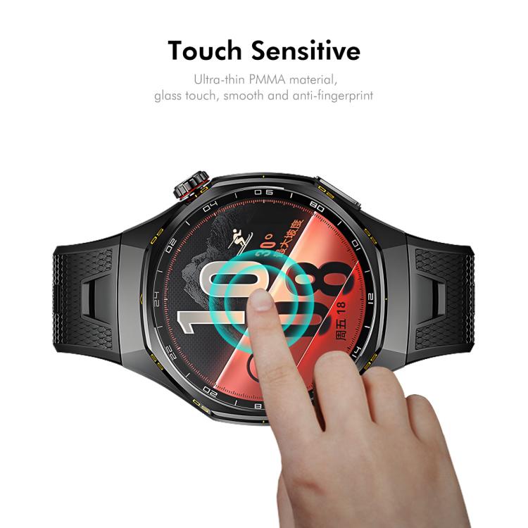5 pezzi ENKAY 3D copertura morbida PC Edge + pellicola proteggi schermo PMMA HD, For Huawei Watch GT 7 Pro 46mm, For Huawei Watch GT 7 46mm, For Huawei Watch GT 7 41mm, For Huawei Watch GT 6 46mm, For Huawei Watch GT 6 41mm, For Huawei Watch 5 42mm    ...