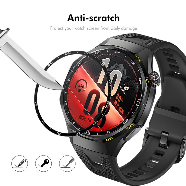 5 pezzi ENKAY 3D copertura morbida PC Edge + pellicola proteggi schermo PMMA HD, For Huawei Watch GT 7 Pro 46mm, For Huawei Watch GT 7 46mm, For Huawei Watch GT 7 41mm, For Huawei Watch GT 6 46mm, For Huawei Watch GT 6 41mm, For Huawei Watch 5 42mm    ...