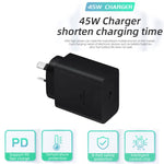 Caricabatterie rapido USB-C 45W con spina AU