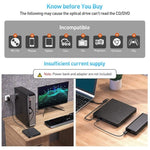 Lettore disco ottico esterno USB con scheda TF/SD
