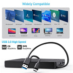 Lettore disco ottico esterno USB con scheda TF/SD