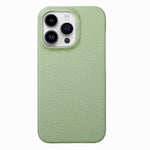 Custodia iPhone 15 Plus retro in pelle Litchi Oil Edge