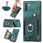 Custodia portafoglio effetto pelle per Samsung Galaxy Note10+