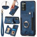 Custodia portafoglio effetto pelle per Samsung Galaxy S23 FE