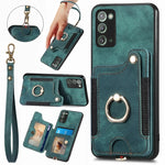 Custodia portafoglio effetto pelle per Samsung Galaxy S23 FE