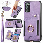 Custodia portafoglio effetto pelle per Samsung Galaxy S23 FE