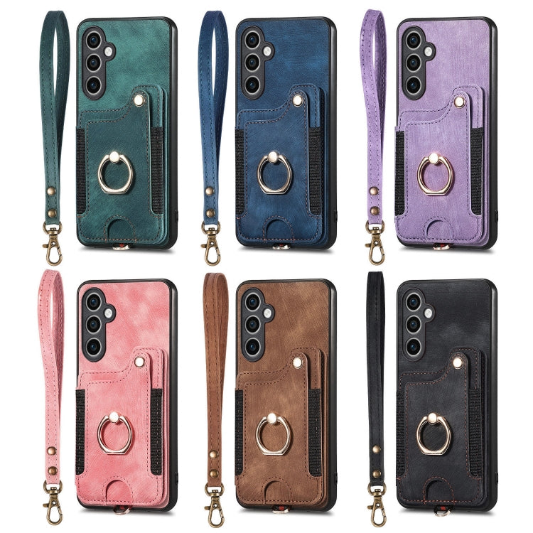 Custodia portafoglio effetto pelle per Samsung Galaxy Note10+