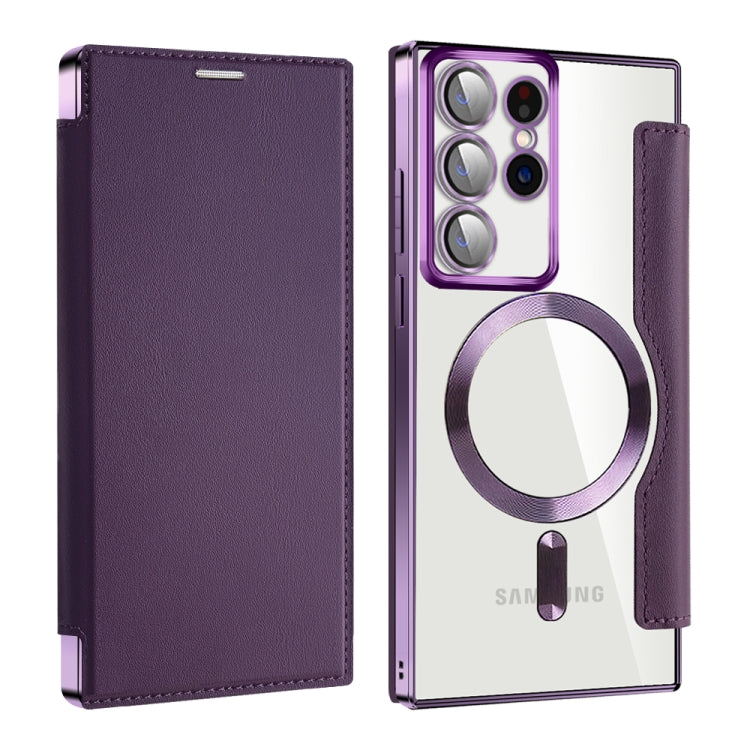 Custodia portafoglio in pelle con RFID per Samsung Galaxy S23 FE