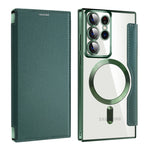 Custodia portafoglio in pelle con RFID per Samsung Galaxy S23 FE
