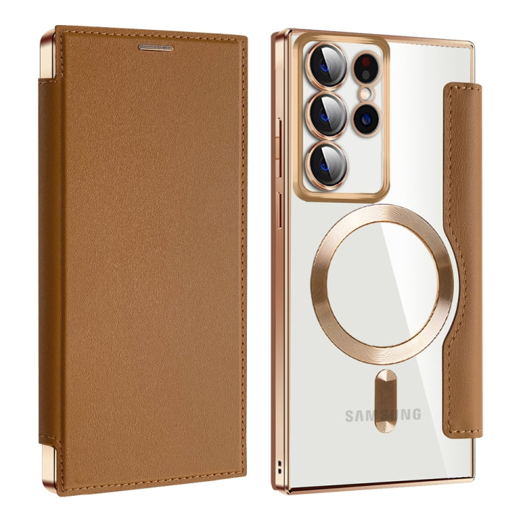 Custodia portafoglio in pelle con RFID per Samsung Galaxy S23 FE