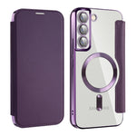 Custodia portafoglio in pelle con RFID per Samsung Galaxy S23 FE