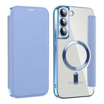Custodia portafoglio in pelle con RFID per Samsung Galaxy S23 FE