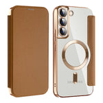 Custodia portafoglio in pelle con RFID per Samsung Galaxy S23 FE