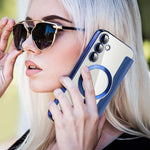 Custodia portafoglio in pelle con RFID per Samsung Galaxy S23 FE