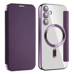 Custodia portafoglio in pelle con RFID per Samsung Galaxy S23 FE