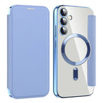 Custodia portafoglio in pelle con RFID per Samsung Galaxy S23 FE