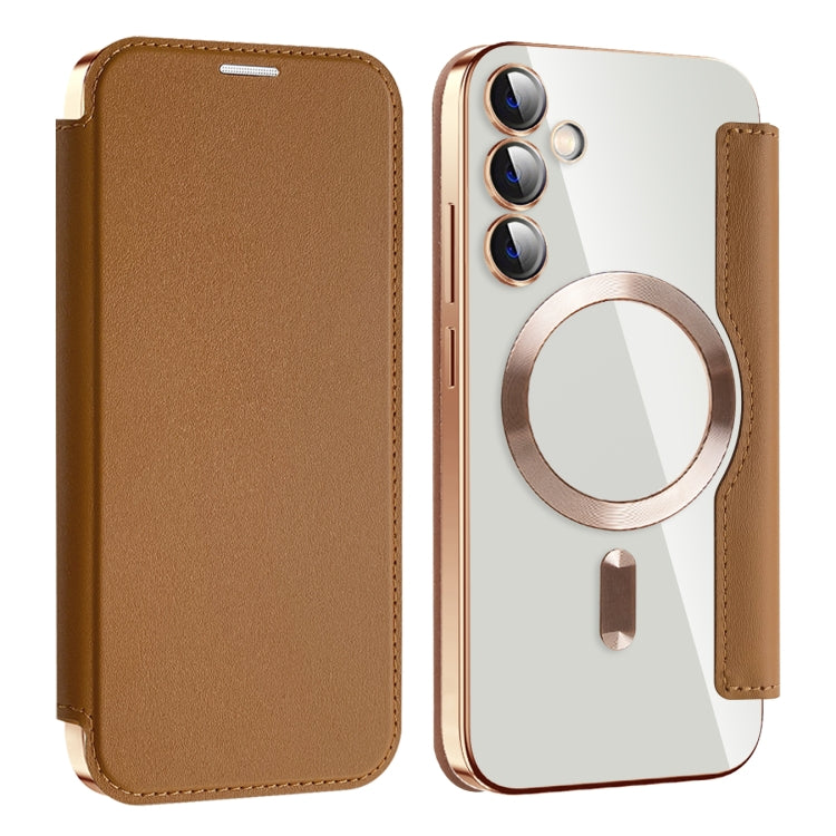 Custodia portafoglio in pelle con RFID per Samsung Galaxy S23 FE