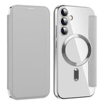 Custodia portafoglio in pelle con RFID per Samsung Galaxy S23 FE