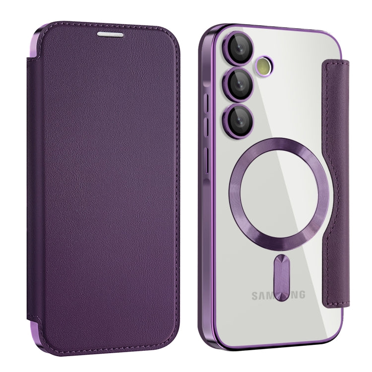 Custodia portafoglio in pelle con RFID per Samsung Galaxy S24 FE
