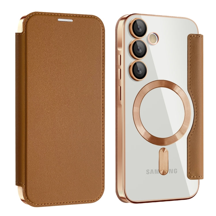 Custodia portafoglio in pelle con RFID per Samsung Galaxy S24 FE