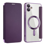 Custodia portafoglio in pelle per Samsung Galaxy A15