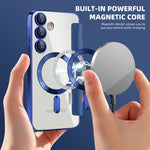 Custodia portafoglio in pelle con RFID per Samsung Galaxy S24 FE