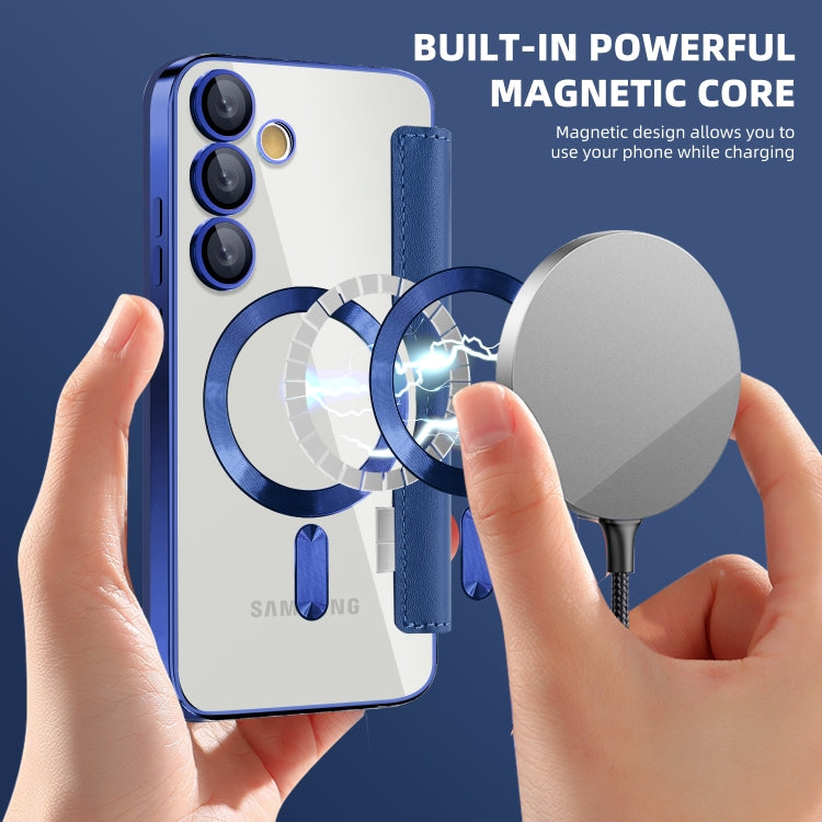 Custodia portafoglio in pelle con RFID per Samsung Galaxy S24 FE