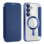 Custodia portafoglio in pelle con RFID per Samsung Galaxy S24 FE
