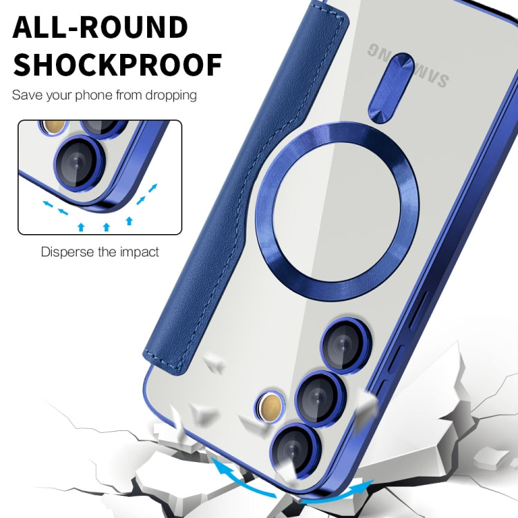 Custodia portafoglio in pelle con RFID per Samsung Galaxy S24 FE