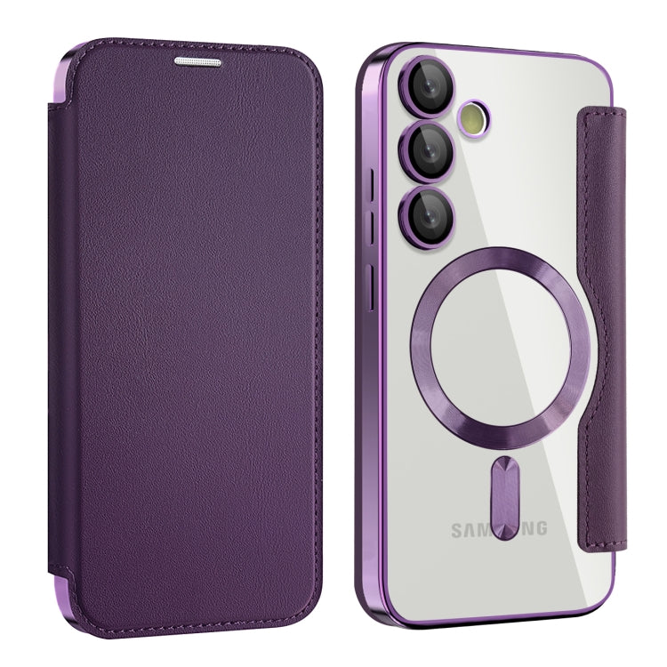 Custodia portafoglio in pelle con RFID per Samsung Galaxy S24 FE