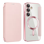 Custodia portafoglio in pelle con RFID per Samsung Galaxy S24 FE