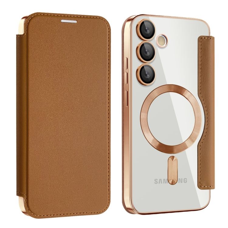 Custodia portafoglio in pelle con RFID per Samsung Galaxy S24 FE