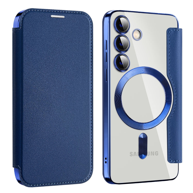 Custodia portafoglio in pelle con RFID per Samsung Galaxy S25+