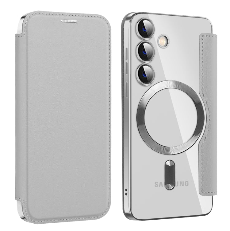 Custodia portafoglio in pelle con RFID per Samsung Galaxy S25+