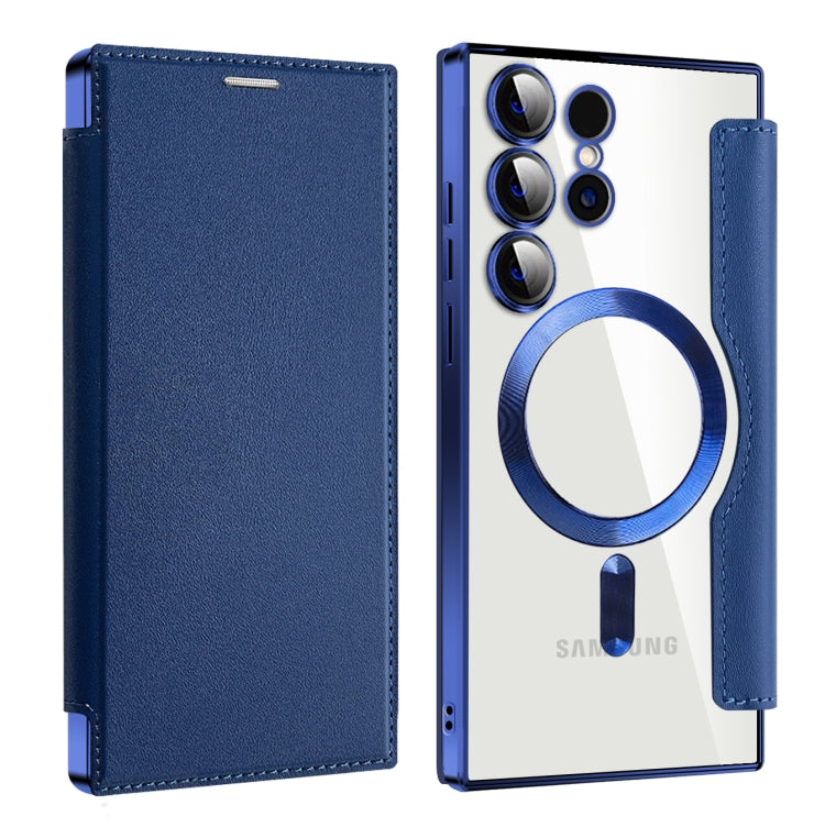 Custodia portafoglio in pelle con RFID per Samsung Galaxy S25+