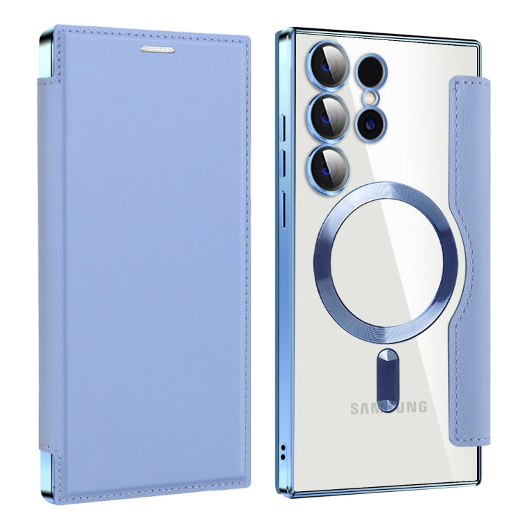 Custodia portafoglio in pelle con RFID per Samsung Galaxy S25+